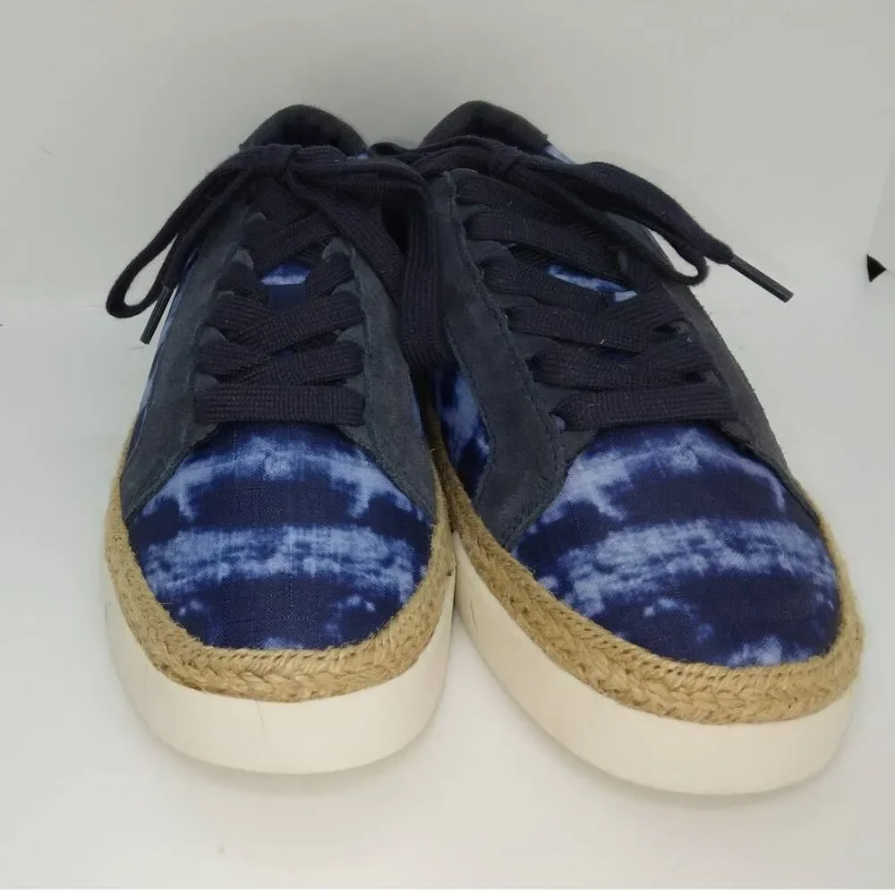 Crown Vintage NEW Women's Designer Laguna Blue Tie Dyed Sneakers - sz. 7 1/2